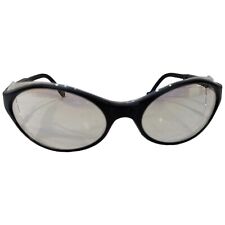Adjustable Clear Safety Glasses Uvex Round Oval Black Z87