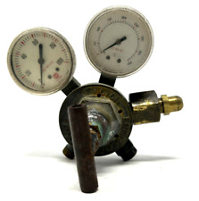 Vtg Victor Equipment Company Gas Pressure Regulator 902648 Gauges