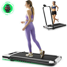 2in1 Under Desk Treadmill With Incline Walking Pad Compact Electric Treadmill
