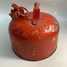 Vintage Eagle Safety Gas Can Red Regular - 10 Tall X 11 14 Wide