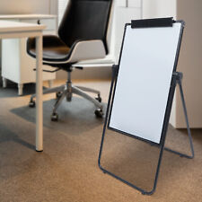Double Sided Board Magnetic Dry Erase White Board Adjustable Free Standing 3524