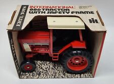International 886 Tractor With Safety Frame By Ertl 116 Scale New In Box