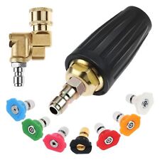 4000 Psi Pressure Washer Rotating Turbo Nozzle 4.0 Gpm With 14 Quick Conne...