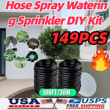 Drip Irrigation System Garden Plant Self Watering Micro Hose Sprinkler Kit149pcs