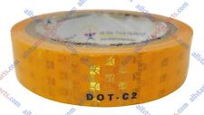 Yelloworangeamber Reflective Tape Conspiciuity Safety Caution Night 12 Wide