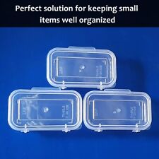 6 Pcs Small Plastic Storage Container Boxes Box Diy Coins Screws Jewelry Travel