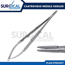 Castroviejo Needle Holder 5 Straight Plain Tip Surgery Dental German Grade