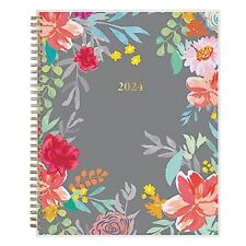 2024 Weekly And Monthly Planner Jan - Dec 8.5 X 11 Frosted Cover Wirebound