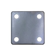 Steel Flat Square Metal Base Plate 3 X 3 X 316 Thickness 38 Hole Qty 4