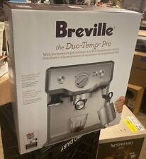 Breville Duo Temp Pro Bes810bss Espresso Machine Stainless Steel New