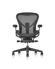 Herman Miller Aeron Remastered Chair - Size C Graphite -open Box -