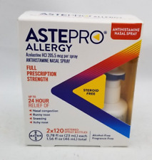 Astepro Allergy Antihistamine Nasal Spray 2x120 Sprays Runny Nose 092025 New
