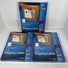 3 Boxes Avery 5165 Shipping Labels Trueblock Laser 8-12 X 11 - 300 Total Sheets