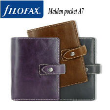 Filofax A5personalpocket Malden Diary Planner Leather Notebook Organiser Gifts