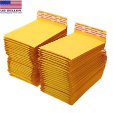 165-700pcs Kraft Bubble Mailers Padded Envelope Shipping Bags Seal Any Size Big