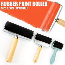 Rubber Brayer Roller Paint Ink Applicator Roller Brush Painting Stamping Tool