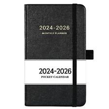 2023-2026 Pocket Plannermonthly Pocket Planner 36-month With 60 Notes Pages
