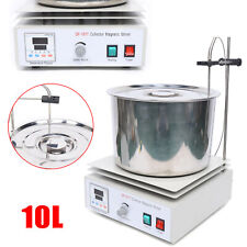 10l Digital Heat-gathering Magnetic Stirrer Water Oil Bath 400 Thermostat