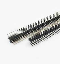 5x 2x40 Pin 2.54mm Right Angle Double Row Male Pin Header Connector - 90 Deg