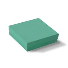 Teal Green Cotton Filled Gift Boxes Jewelry Cardboard Box Lots Of 100200500