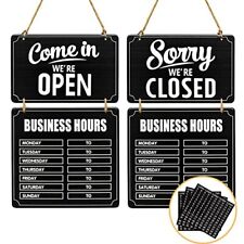 Business Hours Sign Hanging Open And Closed Sign Store Hours Signs For