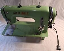 Vintage Adler Sewing Machine Green Untested No Plug