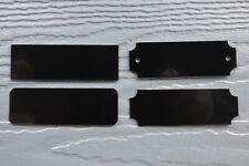 50 Pieces Blank 1x3 Black Aluminum Metal Blanks - Engraving Plate Stamping