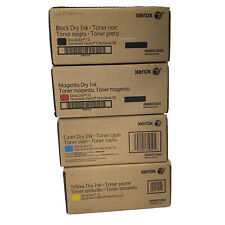 4 Genuine Xerox Toner 6r1049 6r1050 6r1051 6r1052 Dry Ink Docucolor 12