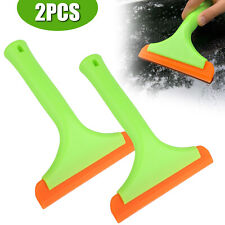 2x Long Handle Window Wiper Cleaner Squeegee Water Shower Glass Wash Blade Brush