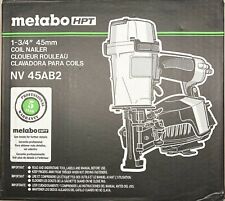 Metabo Hpthitachi Nv45ab2 Coil Roofing Nailer Nail Gun New In Box
