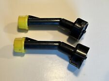 2 Original Blitz Plastic Gas Can Self Venting Spout With Yellow Cap