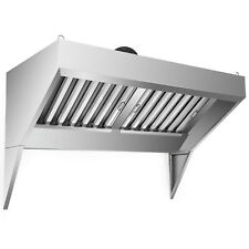 Commercial Exhaust Hood 5 Ft. Stainless Steel Food Truck Concession Trailer Hood