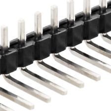 10x 1x40 Pin 2.54mm Right Angle Single Row Male Pin Header Connector - 90 Deg