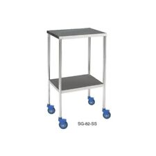 Pedego Mid Size Stainless Steel Instrument Table Wshelf Sg-82