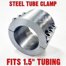 Split Collar Tube Clamp For 1.5 Round Tubing Fabricate Bolt-on Cage Accessories