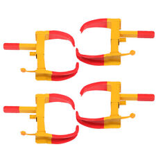 4pcs For Auto Car Trailer Truck Suv Towing Anti-theft Wheel Lock Clamp With Keys