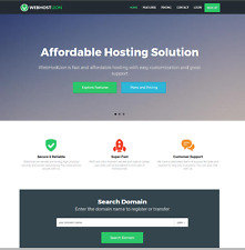  Automated Web Hosting Business With Website Builder Full Customizable Admin