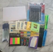 Office Supplies Mixed Bundle Lot Post It Notes Pens Pencils More - All New