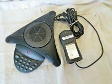 Polycom Soundstation 2 2201-15100-601 Display Conference Telephone W Adapter