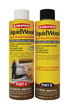 Abatron Liquidwood Solid Clear Epoxy Wood Consolidant Kit 12 Oz