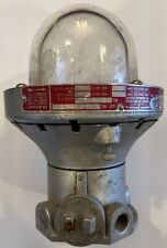 Vintage Industrial Steampunk Killark Explosion Proof Light Fixture Hr-100-150