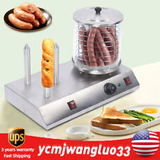 538w 110v Commercial Hot Dog Machine Bun Warmer Steamer High Quality Durable