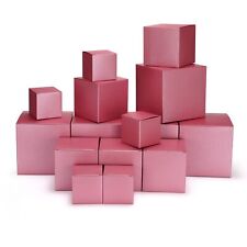 Glitter Small Paper Gift Boxes With Lids Assorted Sizes 2x2x2 3x3x3 4x4x4 Pac...