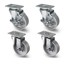 4 Inch Industrial Casters- Semi Steel Cast Iron Swivel Casterscapacity400-1600lb