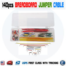 140pcs Solderless Breadboard Jumper Cable Wire Kit U Shape For Arduino Shield Us