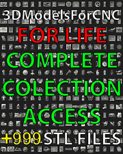 3d Stl Models Collection 2.000 Stl Files For Cnc Router Laser 3d Printer