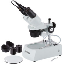 Amscope 10x-20x-30x-60x Stereo Microscope With Two Lights 2mp Usb Camera