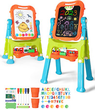 Easel For Kids 4 In 1 Double Sided Kids Art Easel With Magnetic White Board C