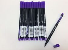 Bic Intensity 0.4 Mm Fine Point Writing Felt Tip Pens Purple Pack Of 12