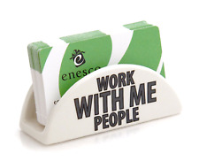  New Our Name Is Mud Ceramic Business Card Holder Stand Work With Me People
